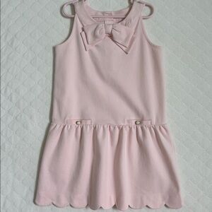 Janie & Jack | Peplum Ponte Pink Girl Dress | 7